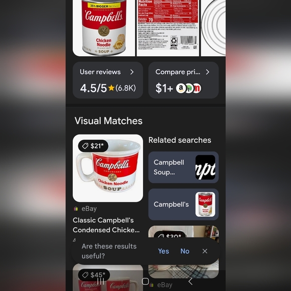 Vintage 2000 Campbells chicken noodle soup mug perfect condition no fla - Picture 4 of 4